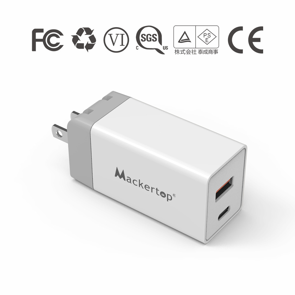 65w multicolor charger type c pd adatper mini travel usb wall charger Fast adapter us plug